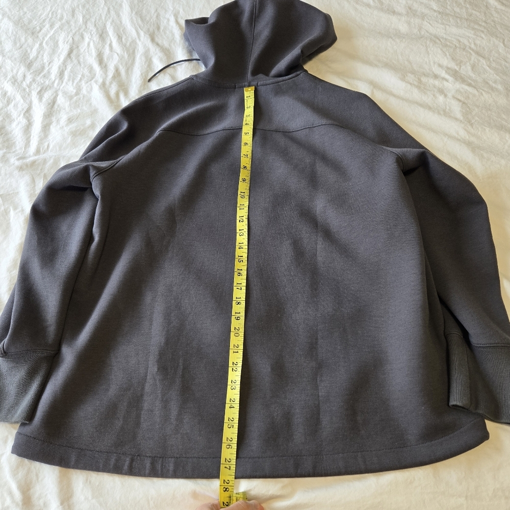 +J UNIQLO x Jil Sander Dry Sweat Full Zip-Up Hoodie, Size XL, Gray, Rare Item - Picture 12 of 15